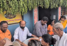శ్రీ వీరుపాక్షి మారెమ్మ ఆలయంలో రాహుకాల పూజలు, అన్నదానం