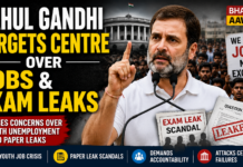 Rahul Gandhi Targets Centre Over Jobs and Exam Leaks|