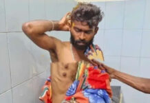 నిమ్మనపల్లెలో యువకుడిపై కోడి కత్తులతో దాడి.