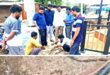 కొమురం భీమ్ చౌక్ వద్ద తప్పిన ప్రమాదం: రంగంలోకి అధికారులు|