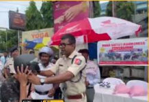 AP Police Launches Road Safety and Helmet Awareness Drive|