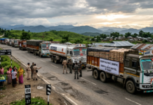 NH-37 Reopens in Manipur: Heavy Vehicles Resume Supplies|