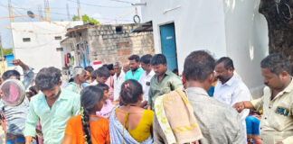 నందవరంలో శ్రీ మాతా బంగారమ్మ దేవాలయం ఆధ్వర్యంలో అన్నదానం