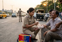 WB Police Provide Lifesaving Aid to Accident Victims|