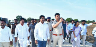 సీఎం పర్యటన: ఏర్పాట్లు పరిశీలించిన కలెక్టర్, ఎస్పీ|