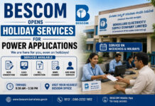 BESCOM Opens Holiday Services for Power Applications|