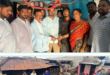 ఆసిఫాబాద్ దస్నాపూర్లో అగ్నిప్రమాద బాధితులకు మాజీ ఎమ్మెల్యే ఆత్రం సక్కు పరామర్శ తక్షణ ఆర్థిక సహాయం అందజేత