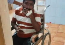 మదనపల్లె వద్ద రోడ్డు ప్రమాదం.. యువకుడికి తీవ్ర గాయాలు.|