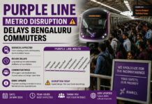 Purple Line Metro Disruption Delays Bengaluru Commuters|