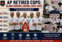 AP Retired Cops: Blood Donors Saving Lives Daily|