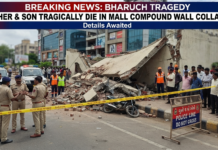 Tragedy in Bharuch: Mall Wall Collapse Claims Two Lives|