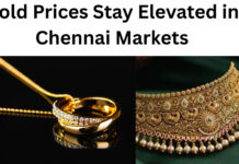 Gold Prices Stay Elevated in Chennai Markets|