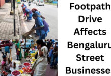Footpath Drive Affects Bengaluru Street Businesses|