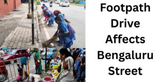 Footpath Drive Affects Bengaluru Street Businesses|