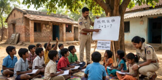 Karnataka Cops Today: Teaching Poor Children Free|