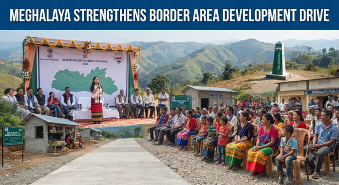 Meghalaya Strengthens Border Area Development Drive graphic.
