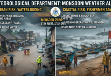 Monsoon Alert: Heavy Rains & Waterlogging Risk in Region|