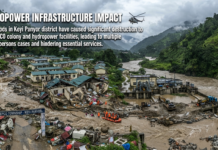 Flash Floods Devastate NEEPCO Colony in Keyi Panyor|
