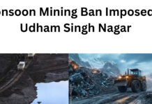 Monsoon Mining Ban Imposed in Udham Singh Nagar|