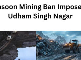 Monsoon Mining Ban Imposed in Udham Singh Nagar|