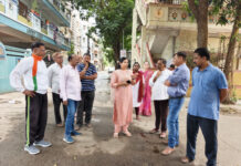సాయినగర్ సమస్యలపై శాంతి ఆకస్మిక పర్యటన.|