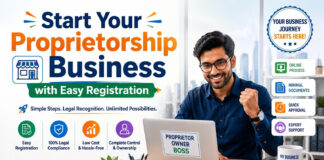 Start Your Proprietorship Business with Easy Registration|