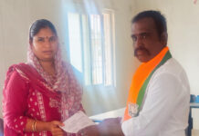 నందవరం మండలం కిసాన్ మోజ్ అధ్యక్షుడు బోయ భీమయ్య|