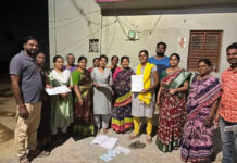 పొన్నేటిపాలెంలో అర్ధరాత్రి వరకు ఎస్ఐఆర్ కార్యక్రమం.|