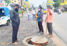నిజామాబాద్ – అండర్ గ్రౌండ్ డ్రైనేజ్ (UGD) లైన్కు సంబంధించిన మ్యాన్హోల్స్ అన్నీ బ్లాక్