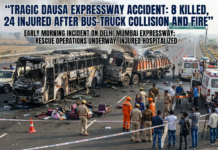 Tragic Bus-Truck Collision on Delhi-Mumbai Expressway|