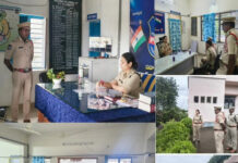 లింగాపూర్, సిర్పూర్(యు) పోలీస్ స్టేషన్లలో ఎస్పీ తనిఖీ|