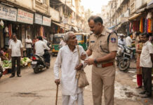 Odisha Police Help Elderly Lost In Market Area|