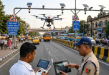 AI Cameras & Drones Enhance WB Road Safety Daily|
