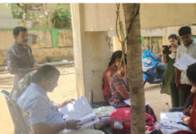 ఎస్ఐఆర్లో పాల్గొన్న బాలమాలి శేఖర్.|