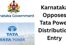 Karnataka Opposes Tata Power Distribution Entry|