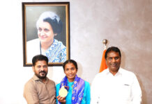 Cm revanth reddy congratulated narimallia pravalika|