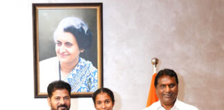 Cm revanth reddy congratulated narimallia pravalika|