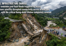 Critical Damage to Roing-Anini Road Cuts Off Districts|