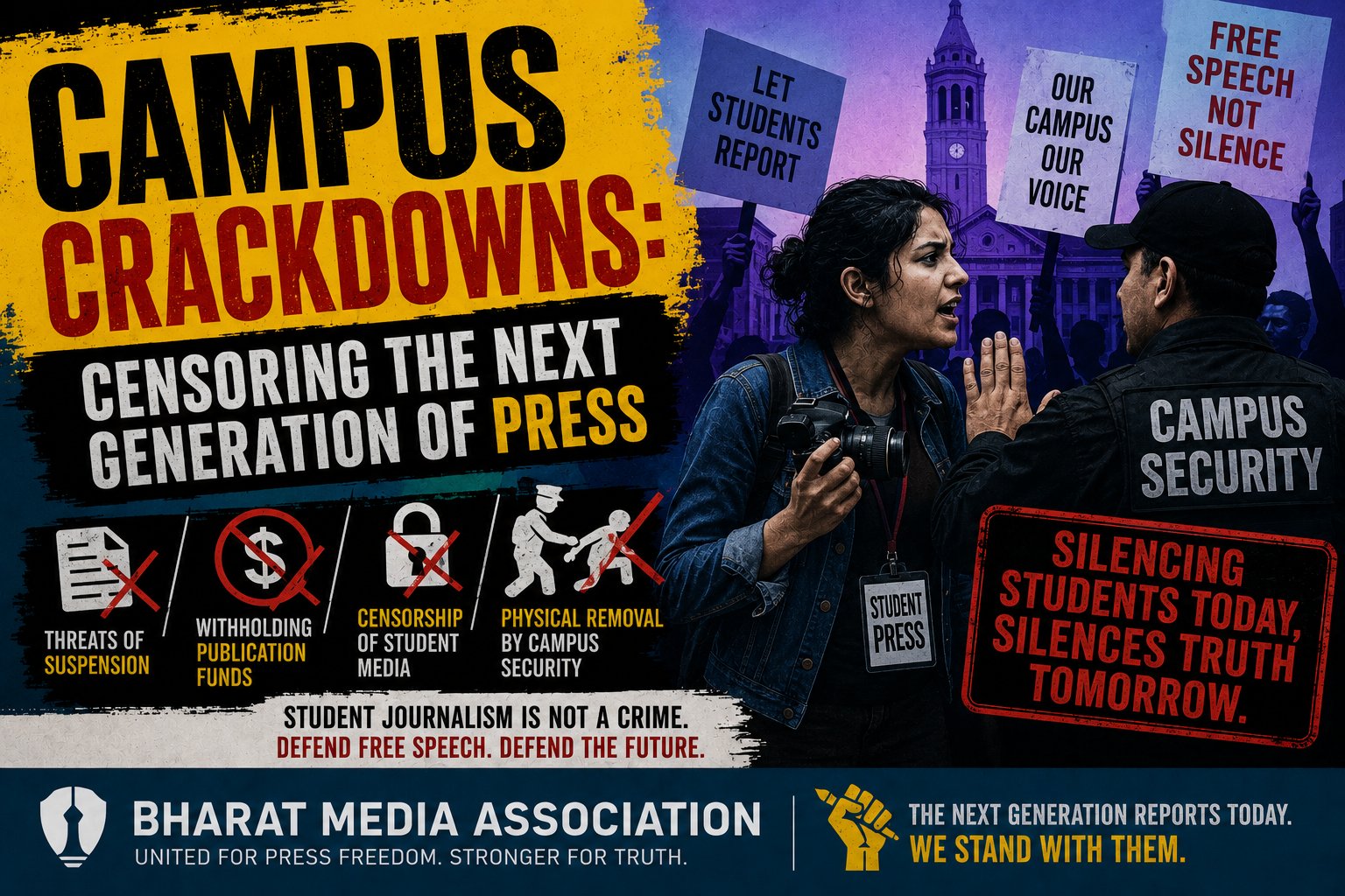 Campus Crackdowns: Censoring the Next Generation of Press