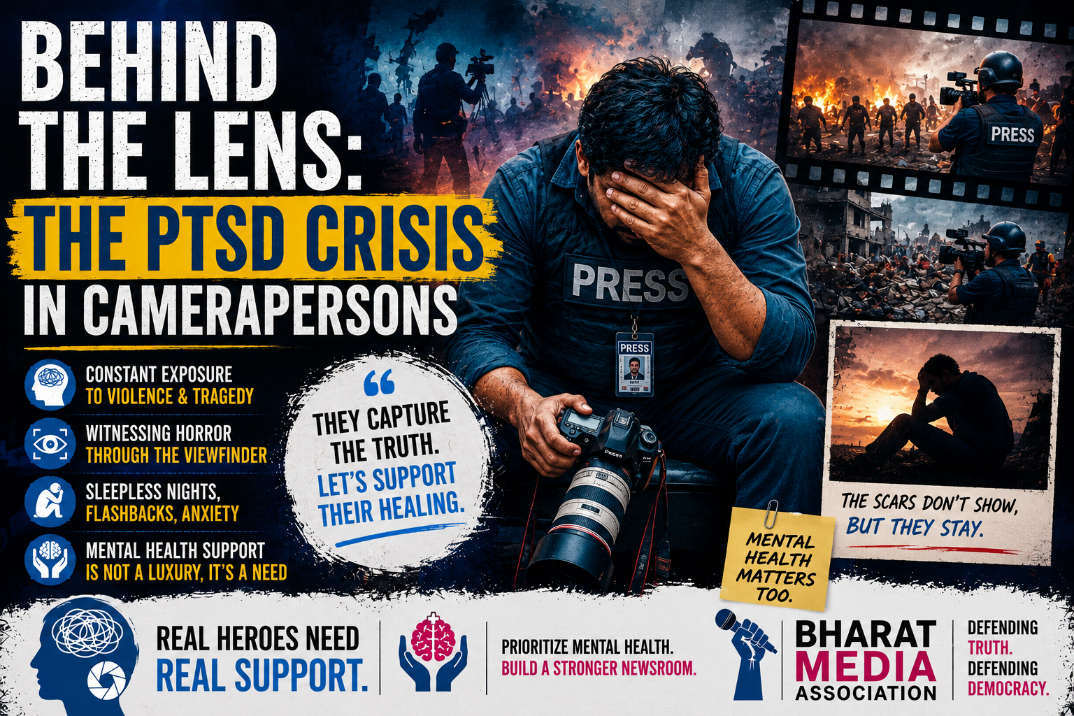 Behind the Lens: The PTSD Crisis in Camerapersons