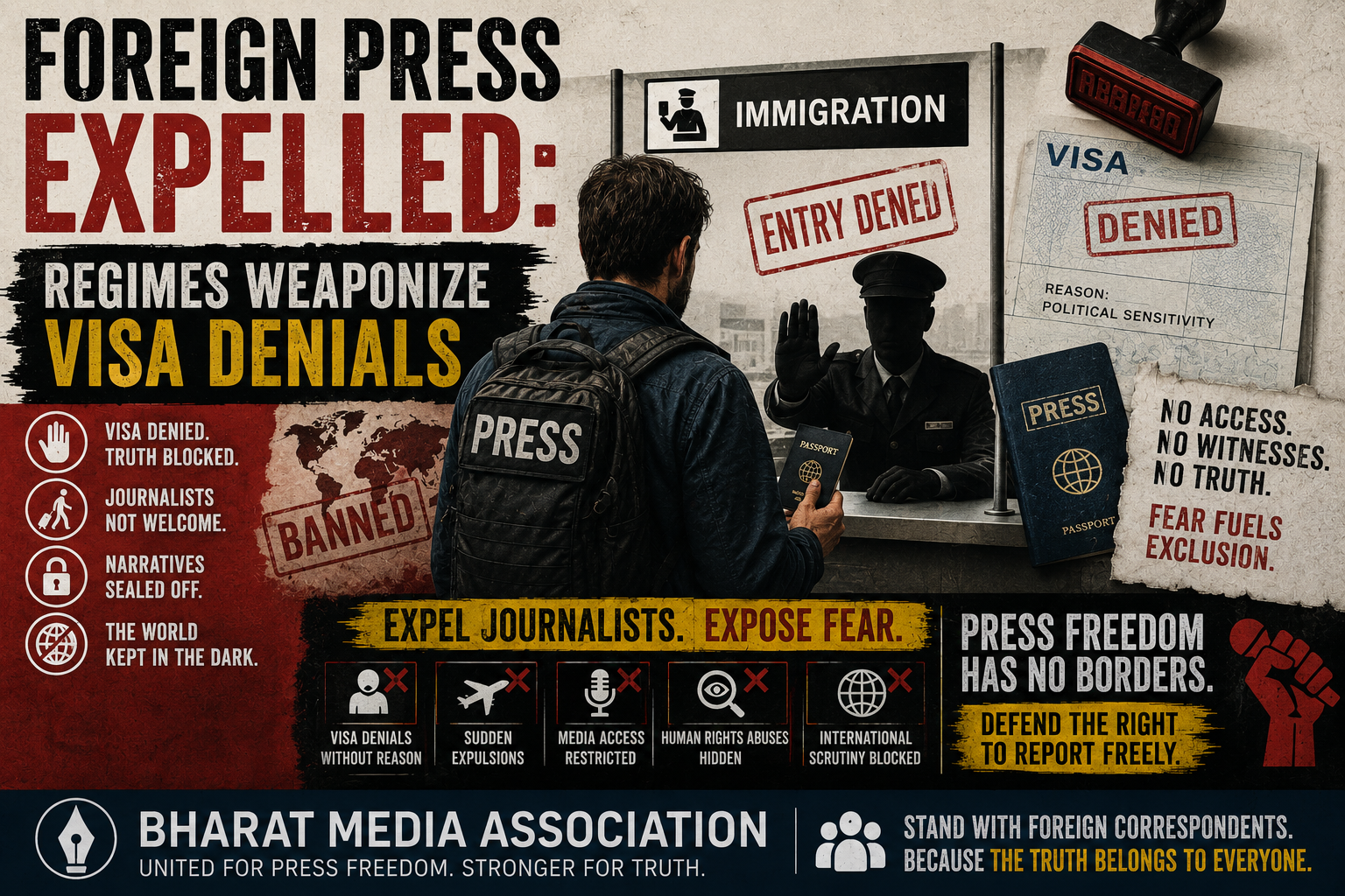 Foreign Press Expelled: Regimes Weaponize Visa Denials