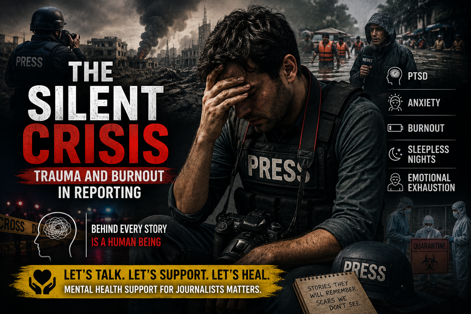 The Silent Crisis: Trauma and Burnout in Reporting