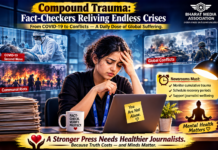 Compound Trauma: Fact-Checkers Reliving Endless Crises|