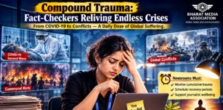 Compound Trauma: Fact-Checkers Reliving Endless Crises|