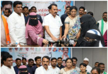 ఆసిఫాబాద్లో సంక్షేమ పథకాలు.. ఇందిరమ్మ ఇళ్లు, కుట్టు మిషన్ల పంపిణీ |