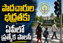 పాదచారుల భద్రతకు ఏపీలో ప్రత్యేక పాలసీ అమలు|