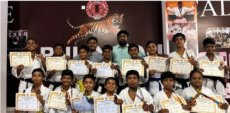 రాష్ట్ర కరాటే ఛాంపియన్షిప్లో పులినాడు విద్యార్థుల ప్రతిభ.|