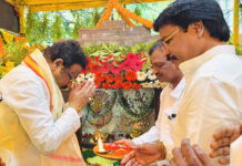 బోనాల వేడుకల్లో ఎమ్మెల్యే శ్రీగణేష్.|