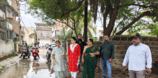 కాలనీ కష్టాలపై కదిలిన శాంతి శ్రీనివాస్ రెడ్డి.|
