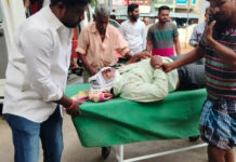 మదనపల్లెలో రోడ్డు ప్రమాదం: వ్యక్తికి తీవ్ర గాయాలు|